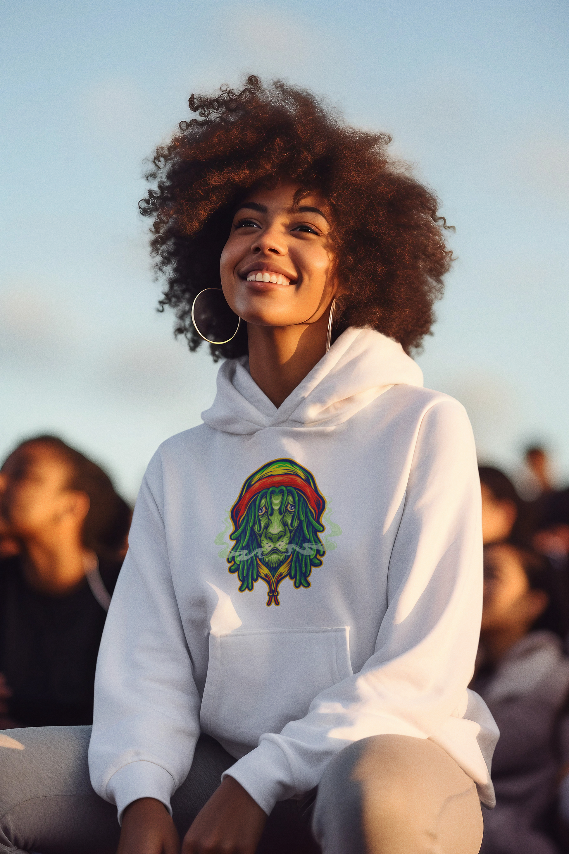 Rasta hoodie online
